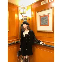 YEXIAOTING叶小婷 顶楼千金 富家小姐丝绒小香套装气质吊带裙秋冬