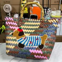 A卡位单肩斜挎包时尚复古印花百搭斜跨肩编织包包（颜色款式随机）