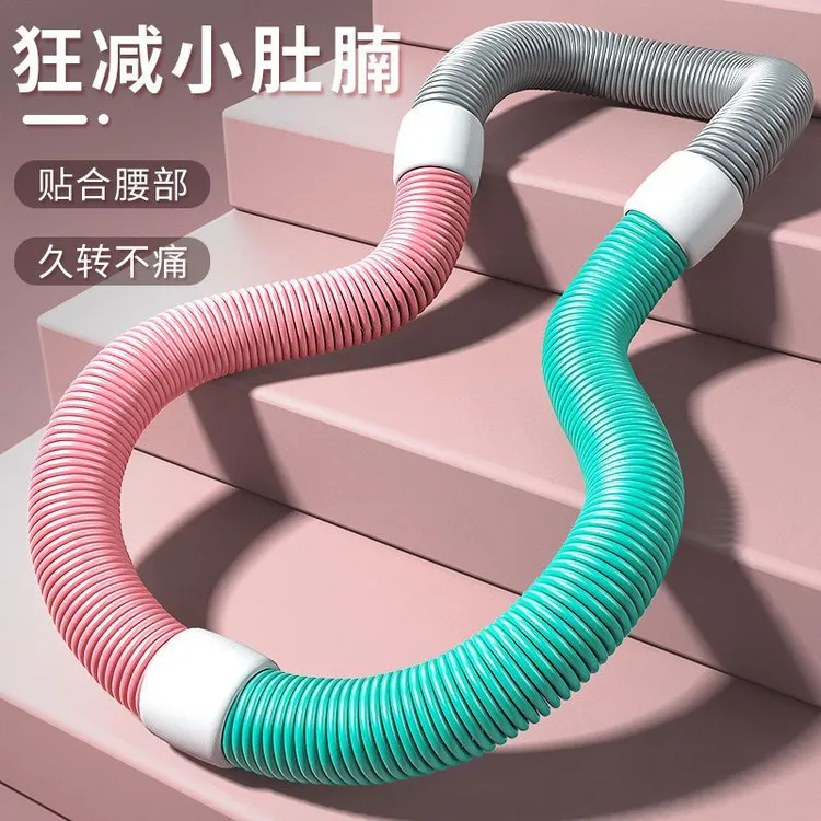 【现货发】加重静音软弹弹簧呼啦圈加粗进阶锻炼不伤腰腹健身器材