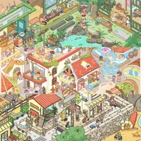 易然文创6.0特油造景贴纸卡通立体微缩场景贴纸收纳手账创意贴画