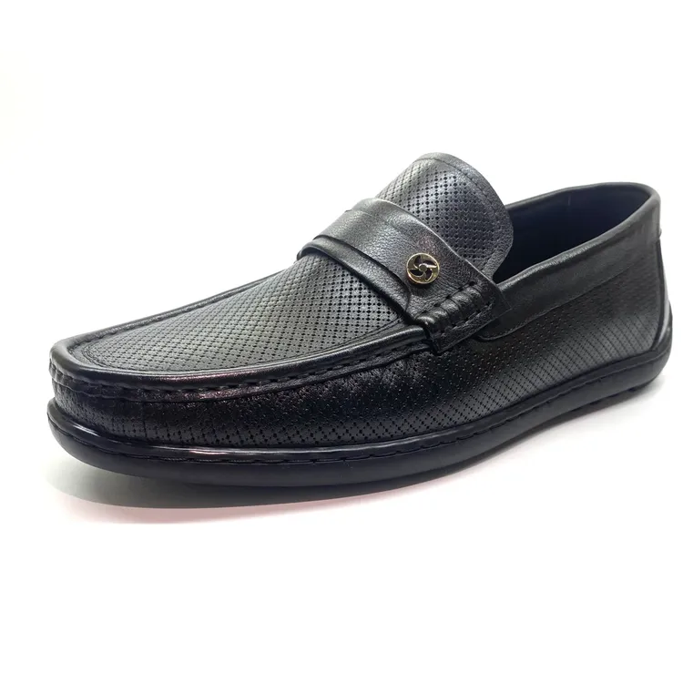 豆豆鞋透气一脚蹬休闲皮男鞋百搭软底皮鞋单鞋舒适时尚真皮