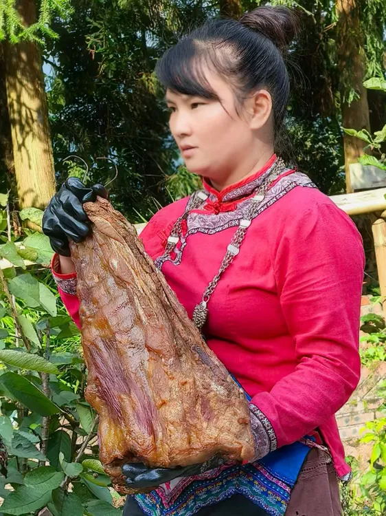 尹定花传统式腊味 腊排骨