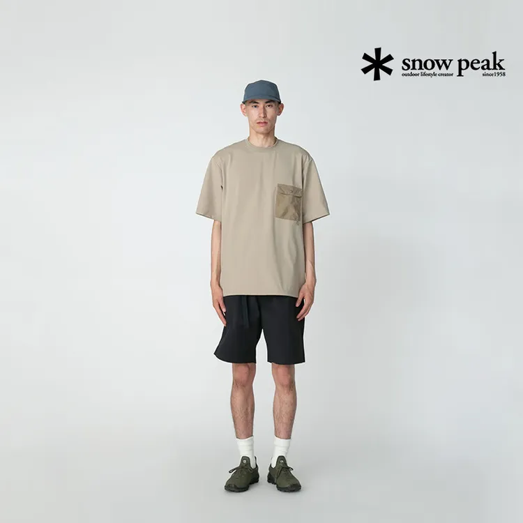 Snow Peak雪峰户外Nylon Tussah 两穿短裤男女休闲舒适抗水轻便