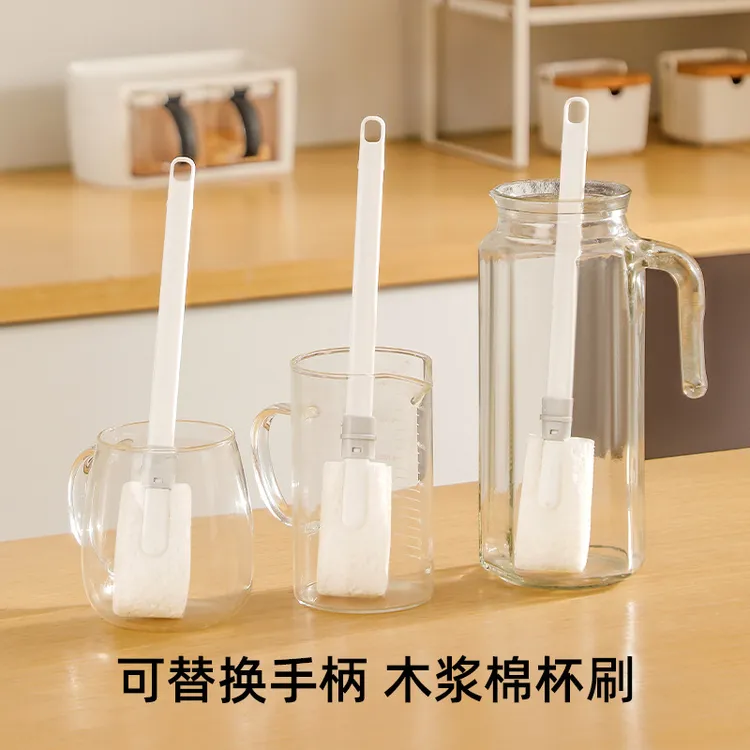 可拆卸长柄洗杯刷神器家用清洁长柄刷子水杯无死角缝隙刷
