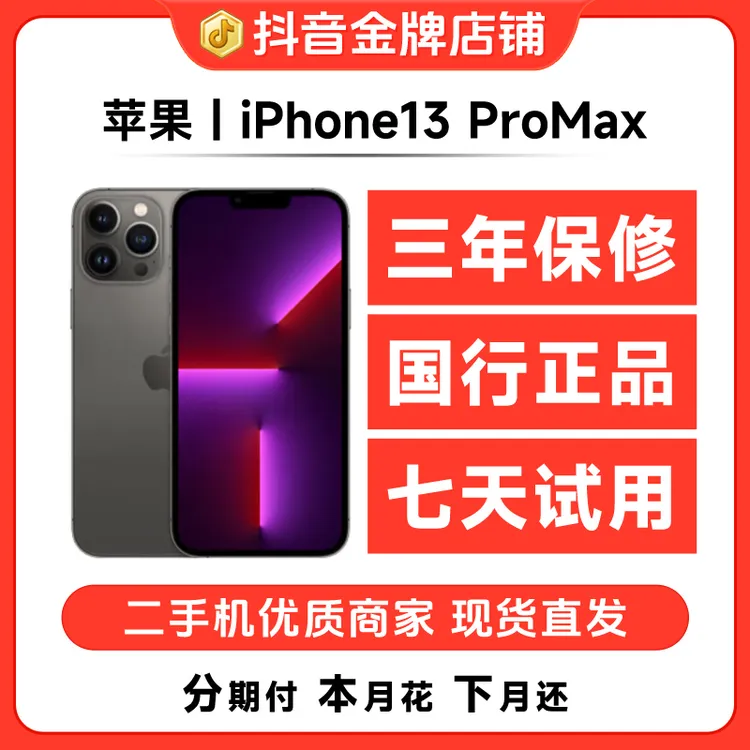 95新 Apple/苹果 iPhone13ProMax国行正品双卡高刷三摄精品二手机