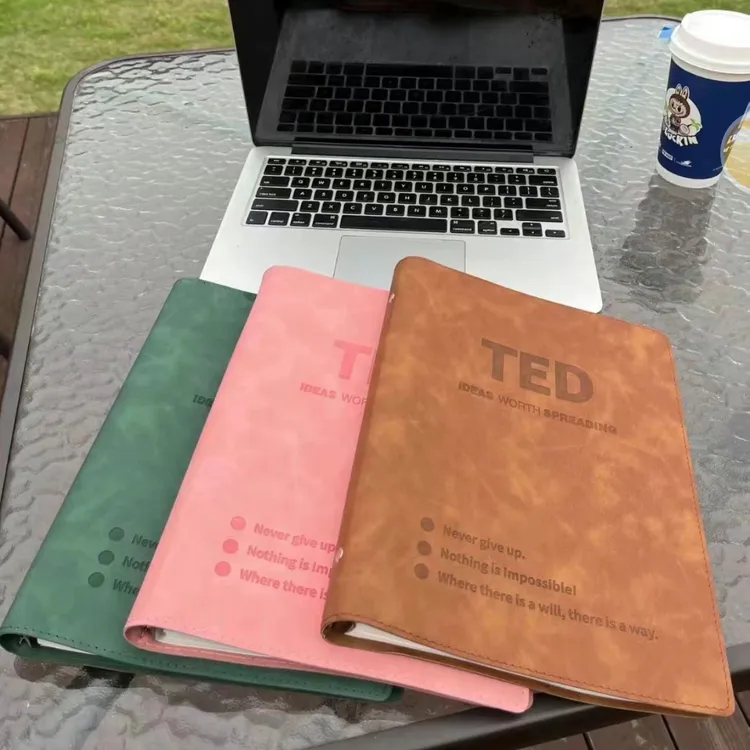 最新TED中英文演讲稿精选纸质版活页夹赠送音视频学习资料