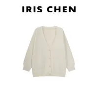 IRIS CHEN 摩洛哥 2025秋冬“绵羊毛兔毛780g”慵懒针织外套25WT874