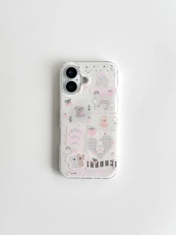 抱抱小熊适用苹果17Promax/16/15手机壳vivo华为oppo小米17防摔