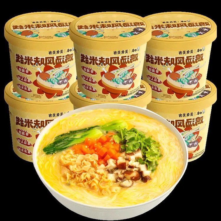 白象鸡汤风味米线整冲泡粉丝过桥米线夜宵宿舍鹌鹑蛋方便面