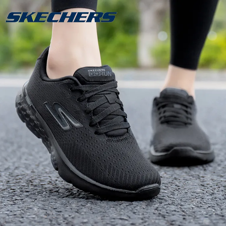 斯凯奇官方夏季女鞋舒适软底网面轻便缓震跑步鞋透气休闲鞋运动鞋