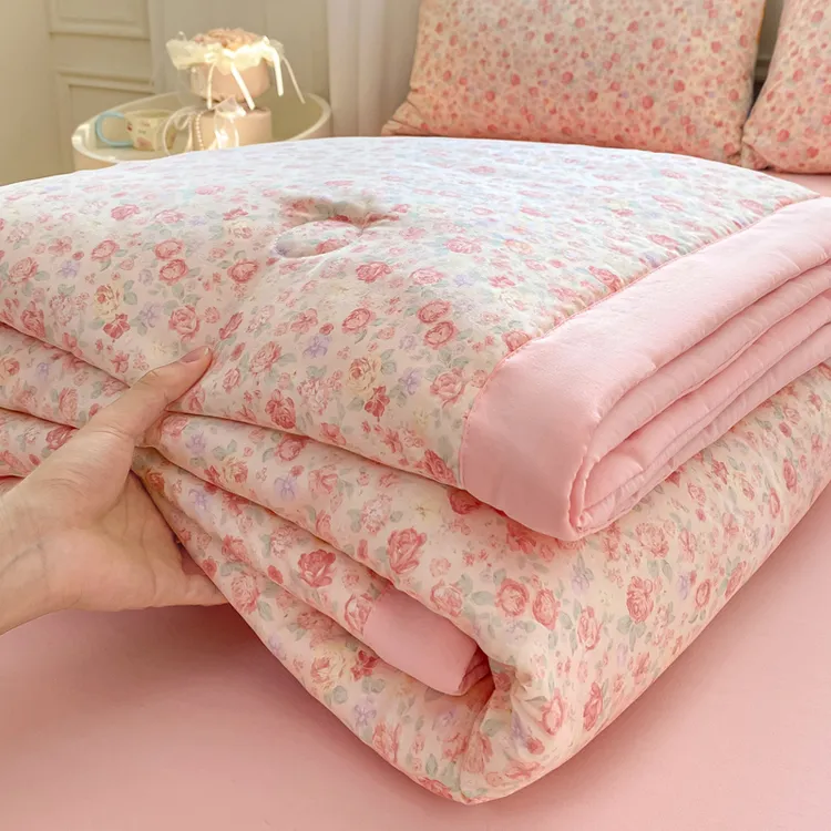 新疆棉薄款夏凉被子夏被被空调被非纯棉全棉可机洗宿舍学生被子