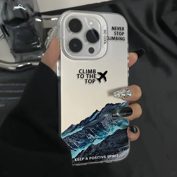 山景适用iPhone苹果16PROMAX手机壳14/ /13/XSMAX镭射12创意7
