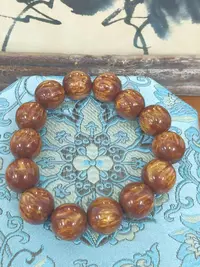 贰-帝王木金丝手串单圈