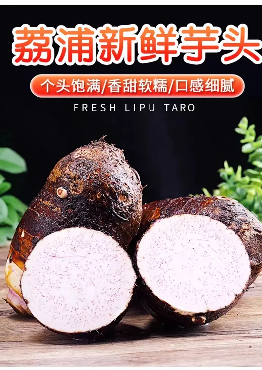 广西荔浦芋头新鲜现挖粉糯香芋产地直发当季特产