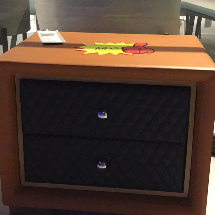 床头柜置物架格子透明2门默认抽屉数量默认风格