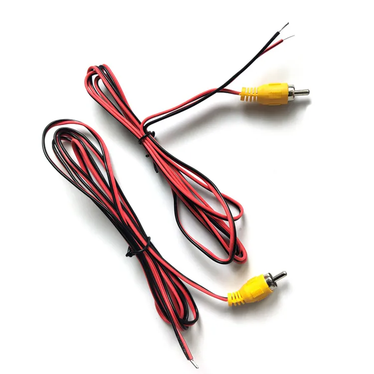 音响连接线副箱线莲花头RCA单头小音响10瓦喇叭线卫星箱线AV头