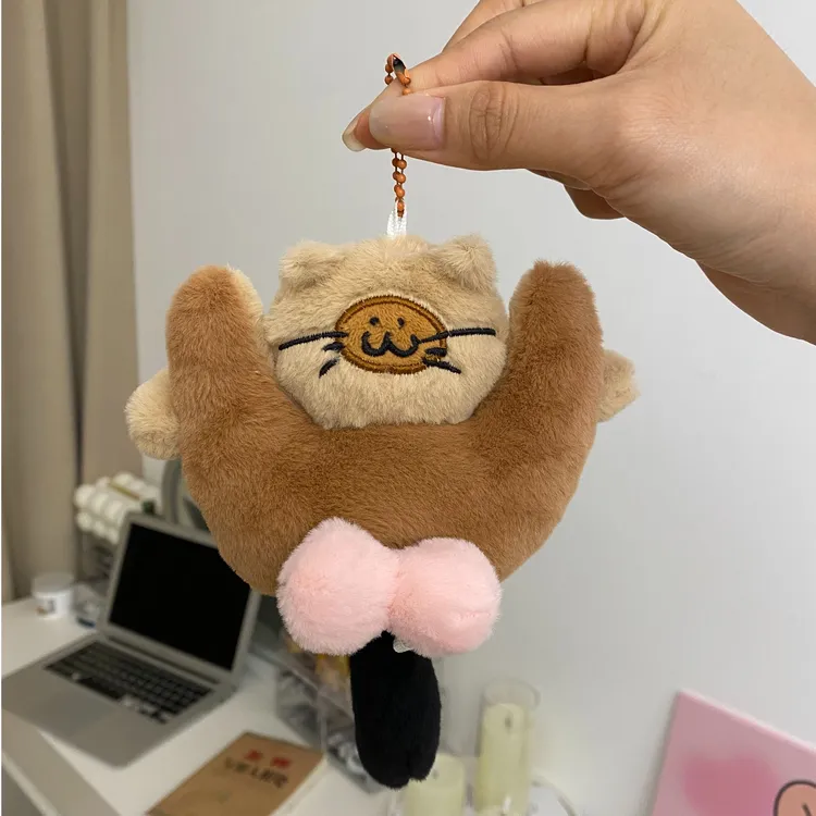 零零和猫可爱呆萌猫咪蛋蛋挂件创意玩具趣味礼物