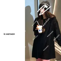 【WEN】暗黑天使 秋季新款气质圆领韩系百搭打底上衣 YS1070