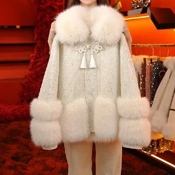 冬季新款韩版毛毛外套时尚穿搭网红气质加厚百搭宽松显瘦女士上衣