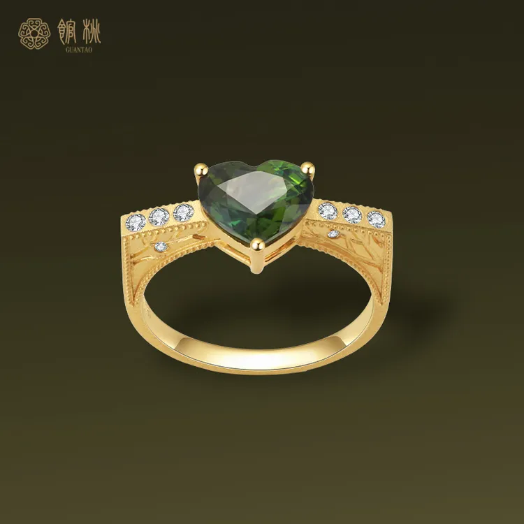 【森】18K金碧玺戒指