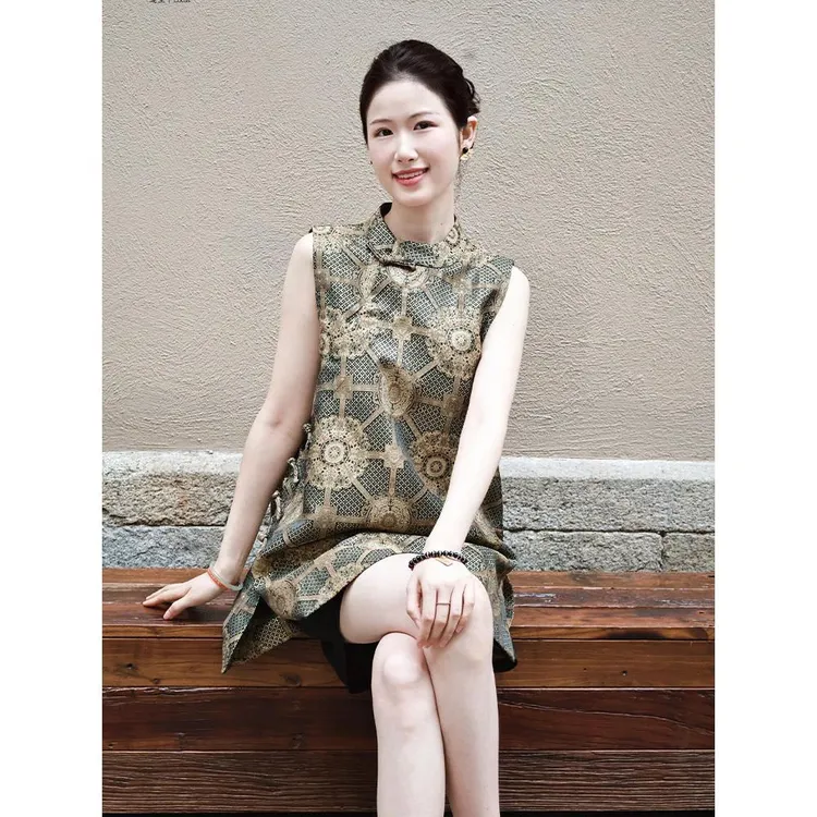 新中式女装国风复古高级感气质唐装盘扣衬衫上衣2025夏季新款小衫