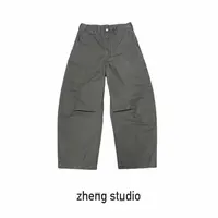 #6204 日系小众 弯刀休闲裤