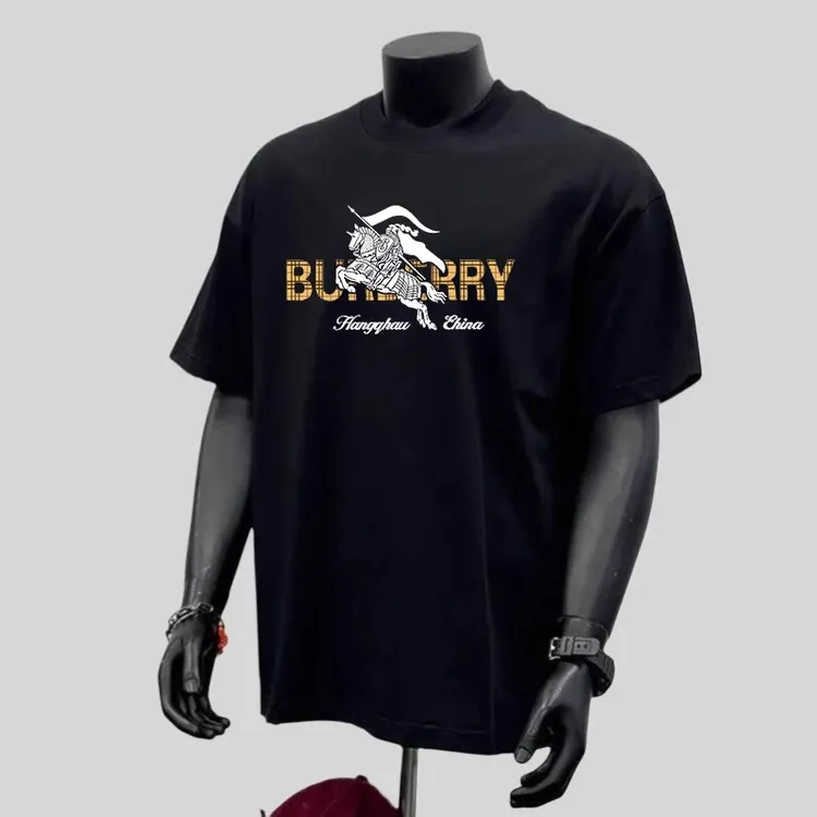 外贸专柜撤回~剪标大码2~300斤高级感潮男士短袖t恤纯棉潮流上衣