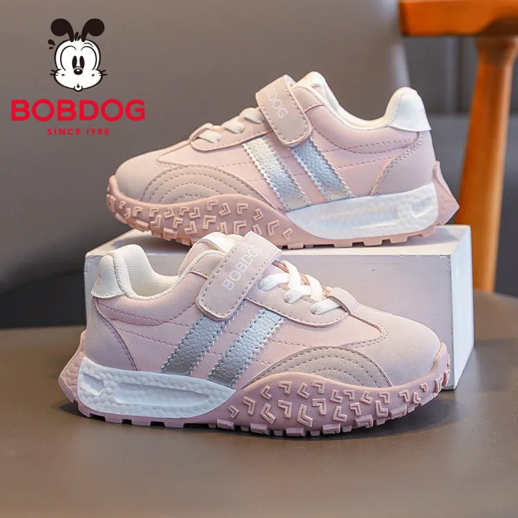 巴布豆女童运动鞋2025新款秋季鞋儿童鞋子百搭休闲童鞋女孩跑步鞋