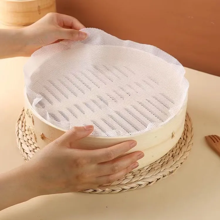 郭老怪（拍一发6）家用硅胶蒸笼屉布圆形食品级硅胶蒸笼垫硅胶垫