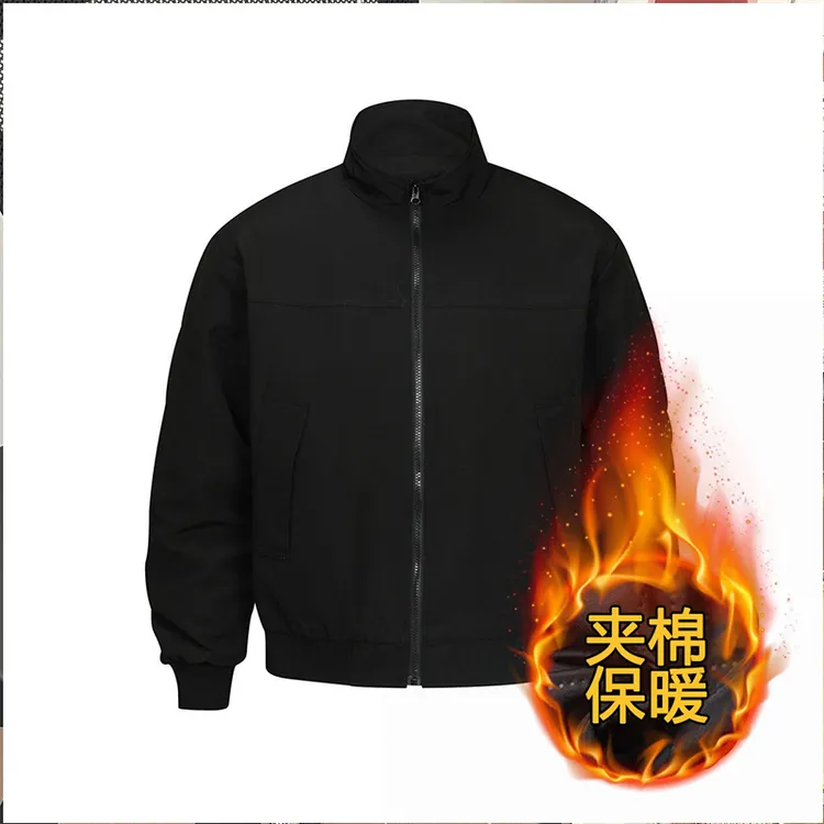 美式教练夹克三防立领休闲纯色复古日系秋冬户外工装飞行百搭外套