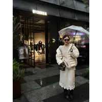 nczz《龟背排骨 》12排龟背感廓形90白鸭绒羽绒服