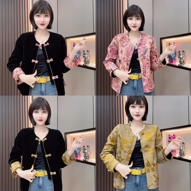 敏宝儿➕2500圆领双面穿外套