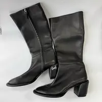 全新未使用  3.1 牛皮 长靴 37码 瑕疵3241