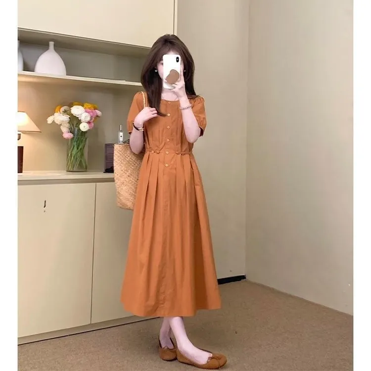 【店铺热销】2025夏季新款法式连衣裙女高级感时尚穿搭收腰显瘦气