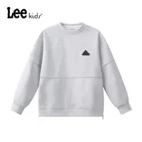 Lee童装秋冬加绒卫衣圆领男女童潮流时尚百搭长袖LK5X2FUT0325