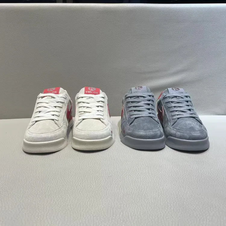 【皮鞋码】新款皮面2025国潮磨砂皮休闲舒适洋气男款潮鞋