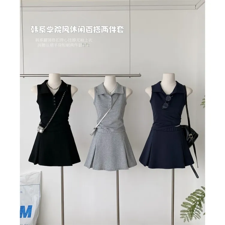 奥特莱斯清仓2025年夏季新款韩版时尚百搭色无袖背心上衣高腰显瘦
