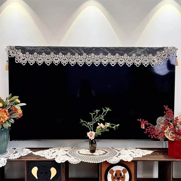 电视盖巾美式茶几餐桌桌旗五斗柜化妆台防灰尘电视机防尘罩