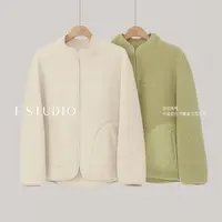 法儿家韩国限定【新品】【芝士抹茶】FS509W047休闲羊羔毛外套