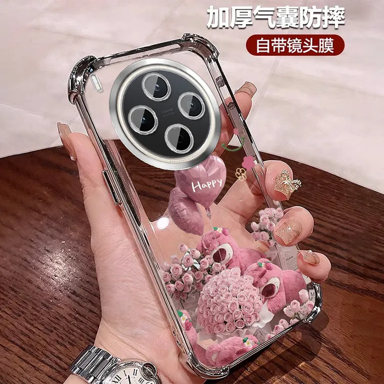 高颜值适用vivoy500pro手机壳四角防摔 轻奢小众全包带镜头膜气囊