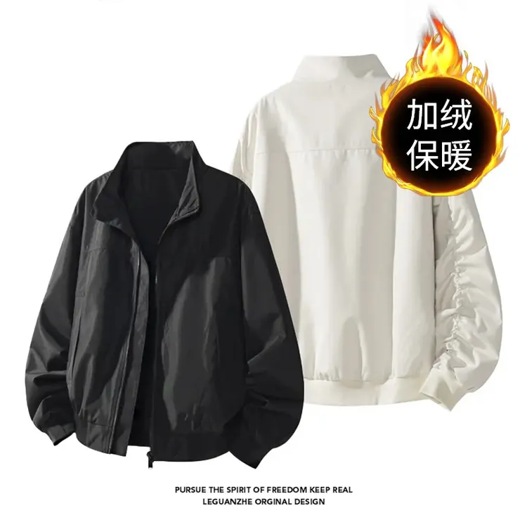 秋冬季棉服外套男款加厚飞行员夹克三防立领美式工装cleanfit棉衣