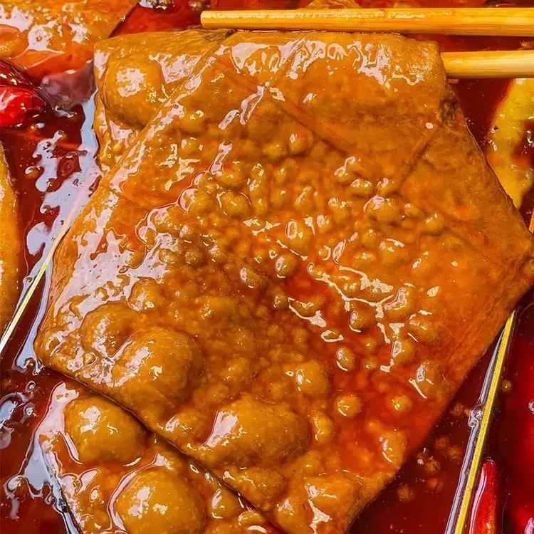 重庆火锅正宗泡泡豆干火锅烧烤凉拌炒菜的美味食材网红泡泡豆干JZ