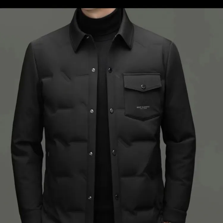 男士寸衫轻便商务休闲保暖羽绒服丹姐推荐