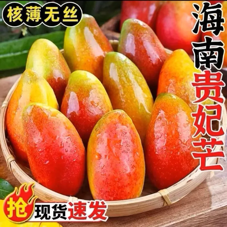 D1【放软食用】正宗海南贵妃芒新鲜水果老树果当季芒果香甜软糯