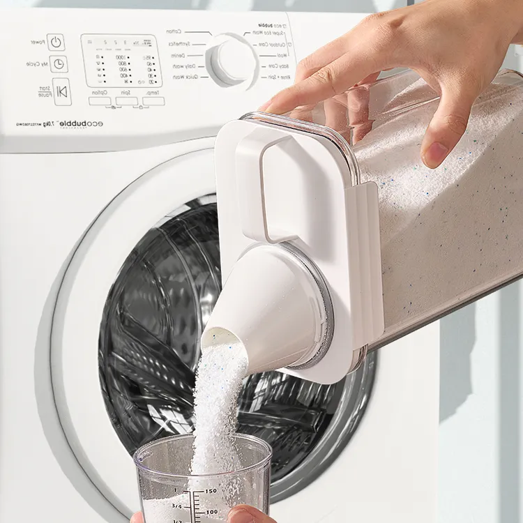 优勤洗衣粉收纳盒洗衣凝珠桶带盖防潮家用皂粉密封专用储存盒子