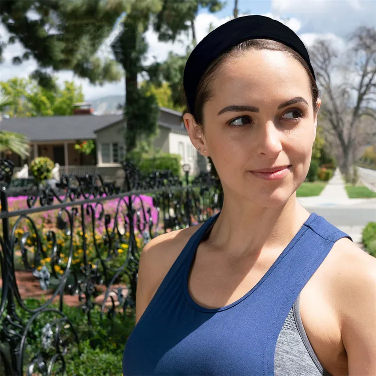 美丽诺羊毛窄款运动头带抑菌抑味瑜伽发带跑步护额保暖排汗透气