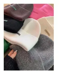 【婉君Y】女韩版常规兔毛毛衣针织帽LWJ25C3S3102