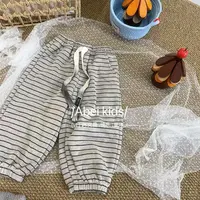 【N11】小哈家条纹加绒屁帘裤童装