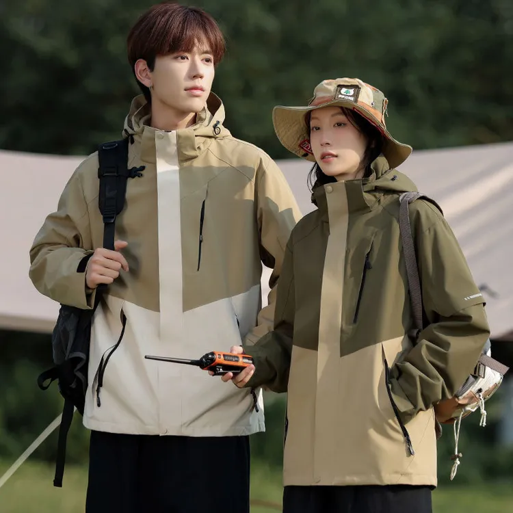 抓绒内胆户外冲锋衣三合一可拆卸男防风防水抓绒内胆防水抗寒登山