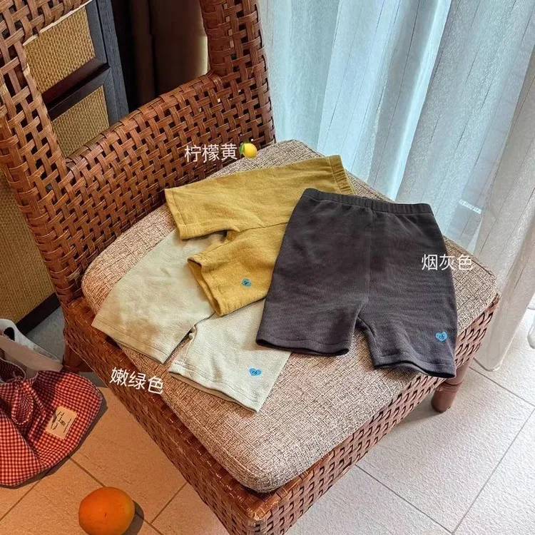 儿童裤子夏季薄款夏装短裤2025男童新款女童宝宝休闲五分裤